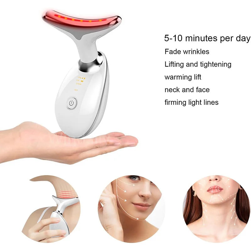 7 Color LED Vibrating Neck Massager