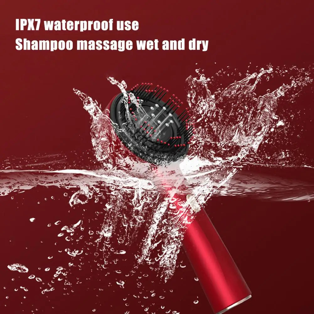 Brosse de Massage pour Cuir Chevelu IPX7 Étanche